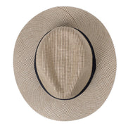 SELINI Men's S/S Black Banded Fashion Fedora hat