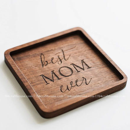 Walnut Wood Coasters - Home Decor & Gifts-2PC