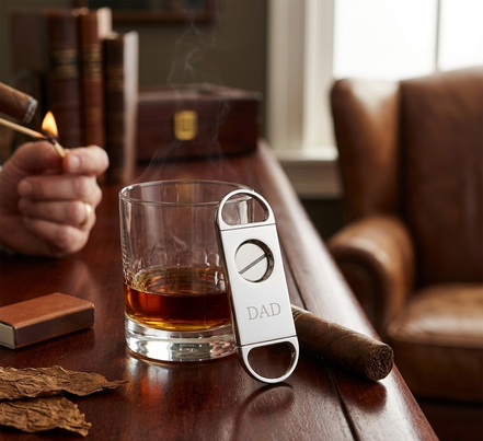CREATIVE GIFTS Cigar Cutter  | Groomsmen's Gift