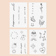 INKED BY DANI Feel Good Temporary Tattoo Pack