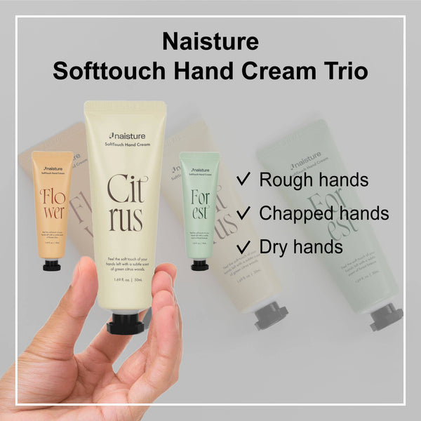 Naisture SoftTouch Hand Cream Trio for All Skin Type