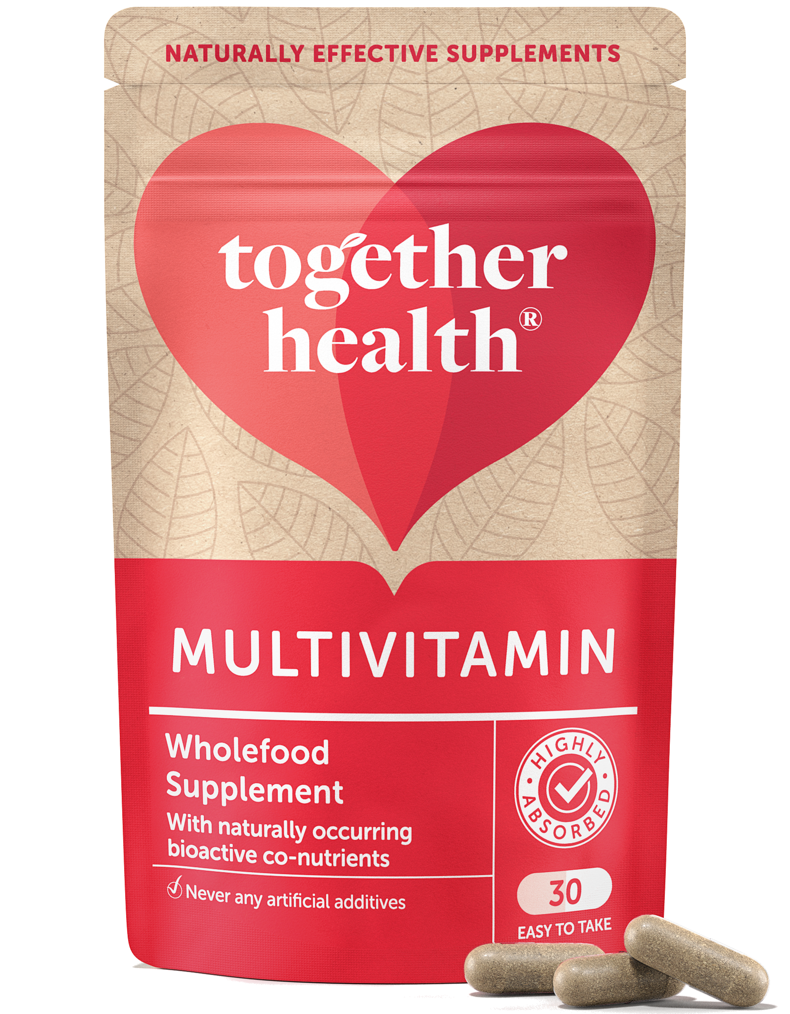 Together Health Multivitamin – Vegan – 30 Capsules