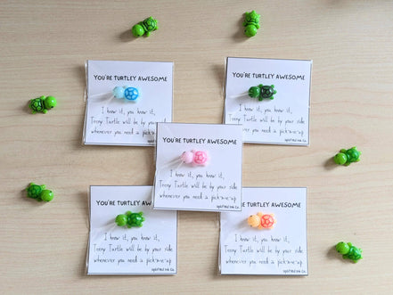 UNLIFTED INK Turtley Awesome Cheer-Up Card with Positivity Message