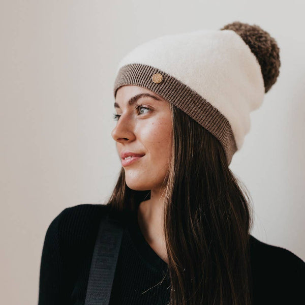 PRETTY SIMPLE Park City Pom Winter Beanie