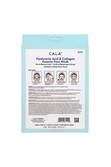CALA 67111 Hyaluronic Acid & Collagen Essence Face Mask - 6