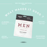 MY SPA LIFE Men's Volcanic Ash Hydrating Facial Mask