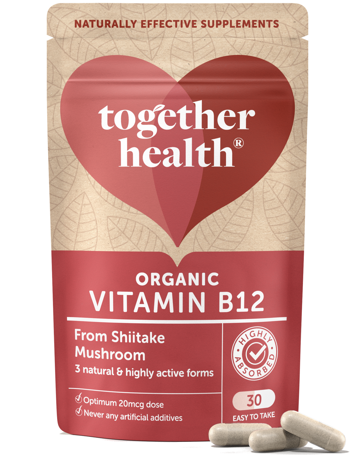 Together Health Vitamin B12 – Organic – 30 Capsules