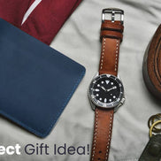 Genuine Leather Wallet for Men with Flap out ID Window