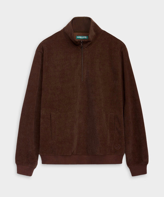 KUWALLA M CHENILLE 1/4 ZIP
