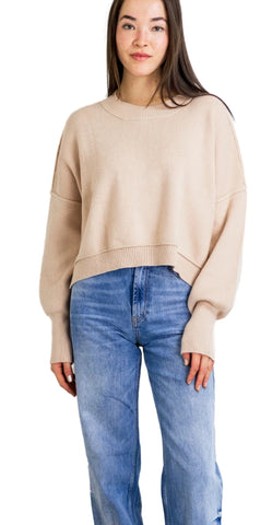 PRIV CELESTE SILKY KNIT SWEATER