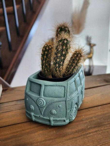 PLANT ‘ER HERE Retro Bus Compact Succulent Plant Pot
