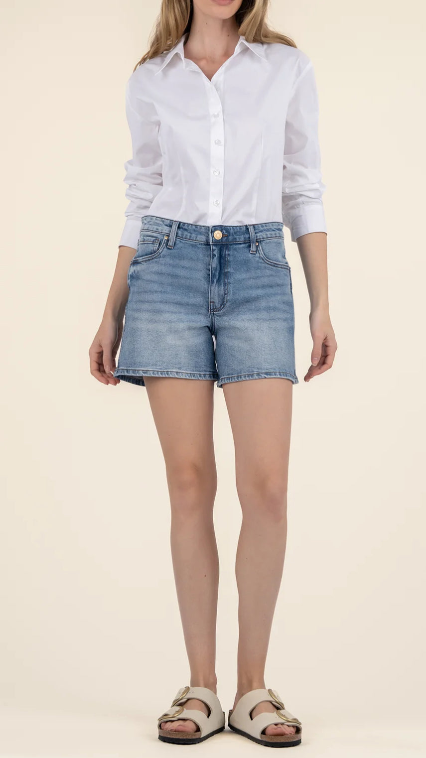 KUT JANE HIGH RISE
LONG SHORT
W/REGULAR HEM