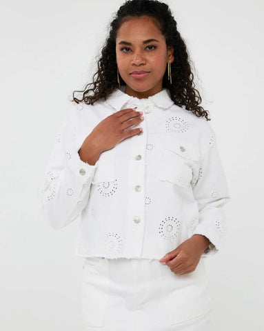 ESQUALO Jacket embroidery flower