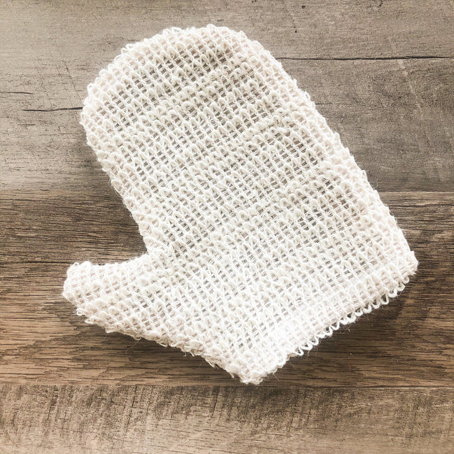 Natural Sisal Bath Mitt - Organic Exfoliating glove