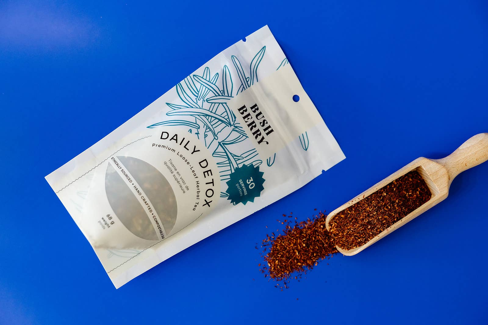 BLUSH BERRY Organic Daily Detox Loose Leaf Tea