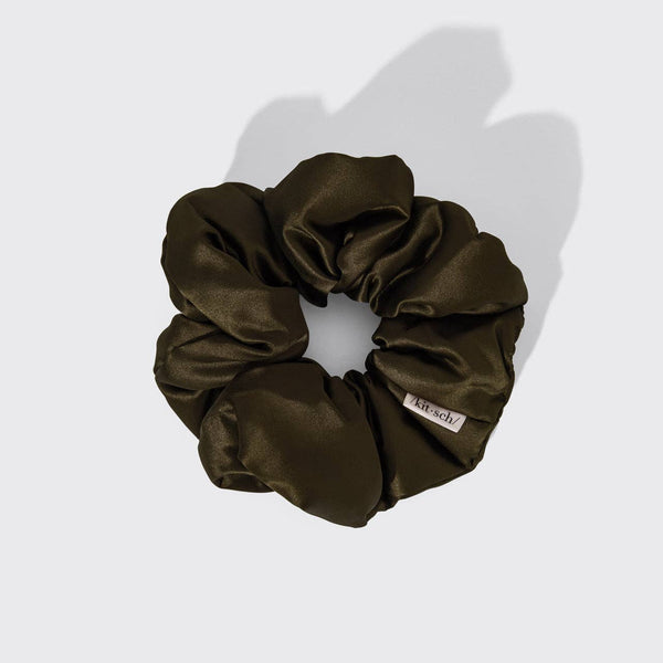 KITSCH Pillow Scrunchies® in Satin 4pc - Black