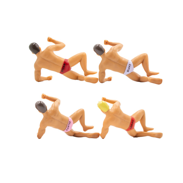 NPW Drinking Buddies Wine Charmer Drink Markers-4 Pack