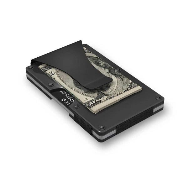 Grid Wallet // Gunmetal Aluminum