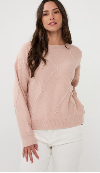 ESQUALO Sweater cable square