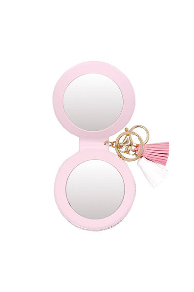 JH KC3222-2 #5 Mirror Keychain - 6pc