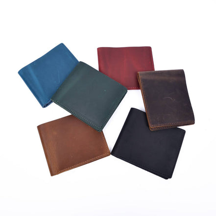 Leather Wallet,  Bifold Wallet, Handmade Wallet for Men
