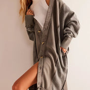 FREE PEOPLE We The Free Dreamy Cardi- washed black