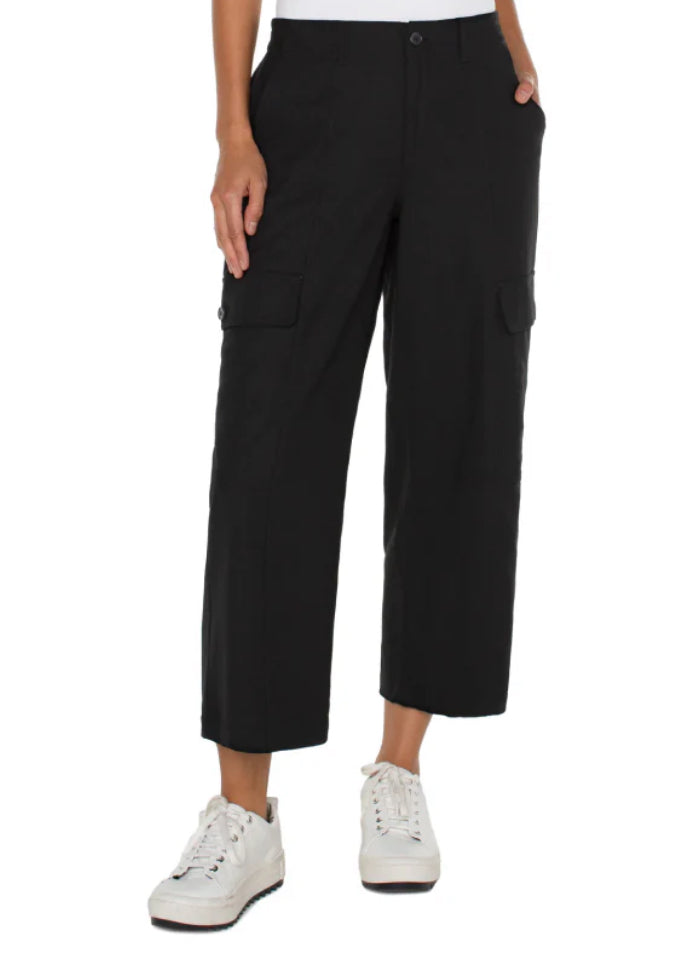 LIVERPOOL HR CARGO STRAIGHT-BLACK