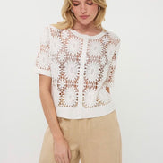 ESQUALO Cardigan crochet