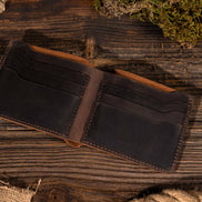 Leather Wallet,  Bifold Wallet, Handmade Wallet for Men