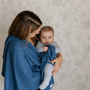 Bleu La La 100% Organic Luxe Baby Blanket