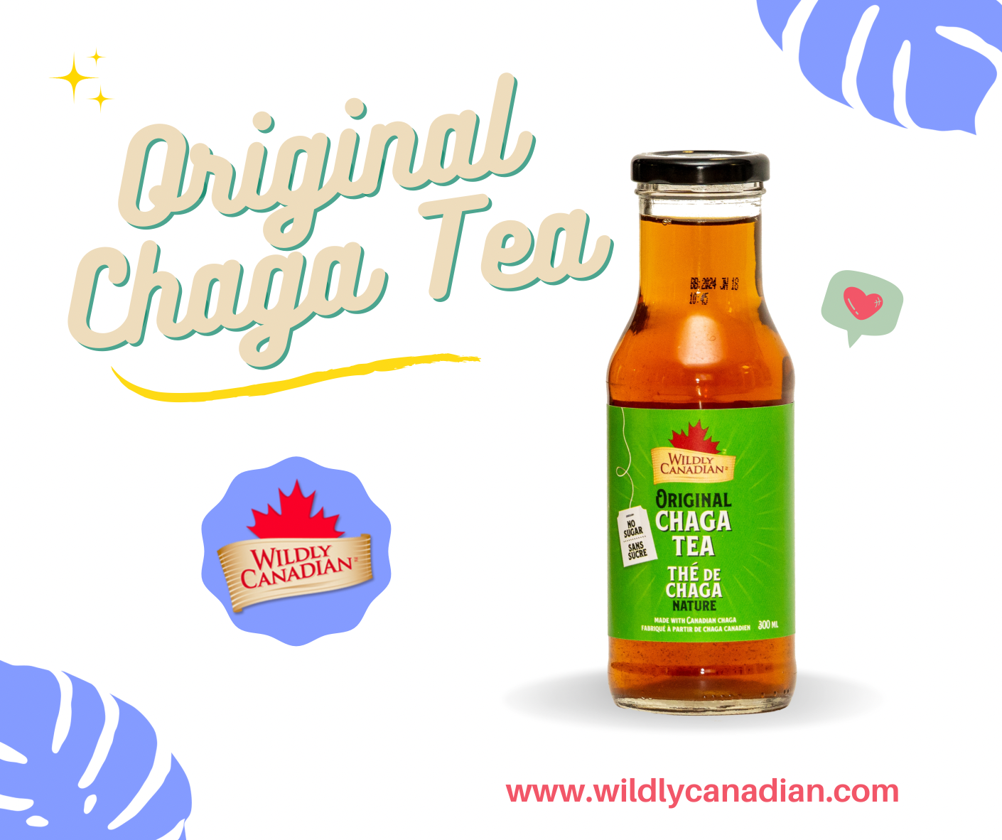 Wildly Canadian Canadian Chaga Detox Tea for Immune Support