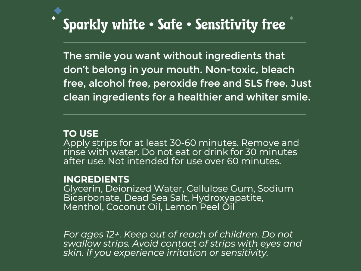 Happy tooth Natural Whitening Strips