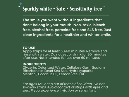 Happy tooth Natural Whitening Strips