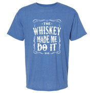 The Whiskey Made Me Do It Men's T-Shirt | Funny Shirt
