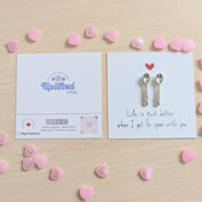 UNLIFTED INK Cute Love Card – Life Is Better When I Get to Spoon with You