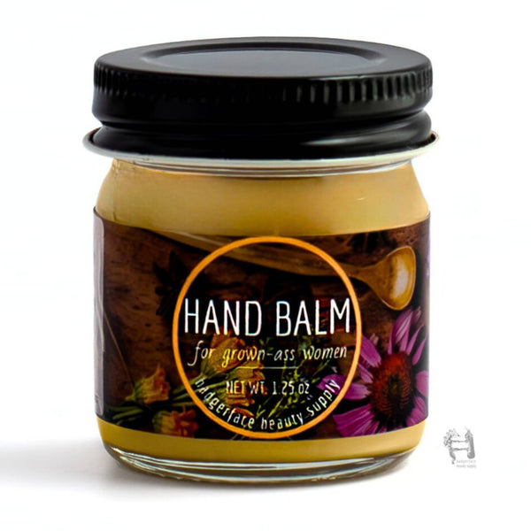 Badgerface Hand Cream. Natural Hand Salve. Natural Skin Care.