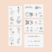 INKED BY DANI Founders Favorites Temporary Tattoo Pack