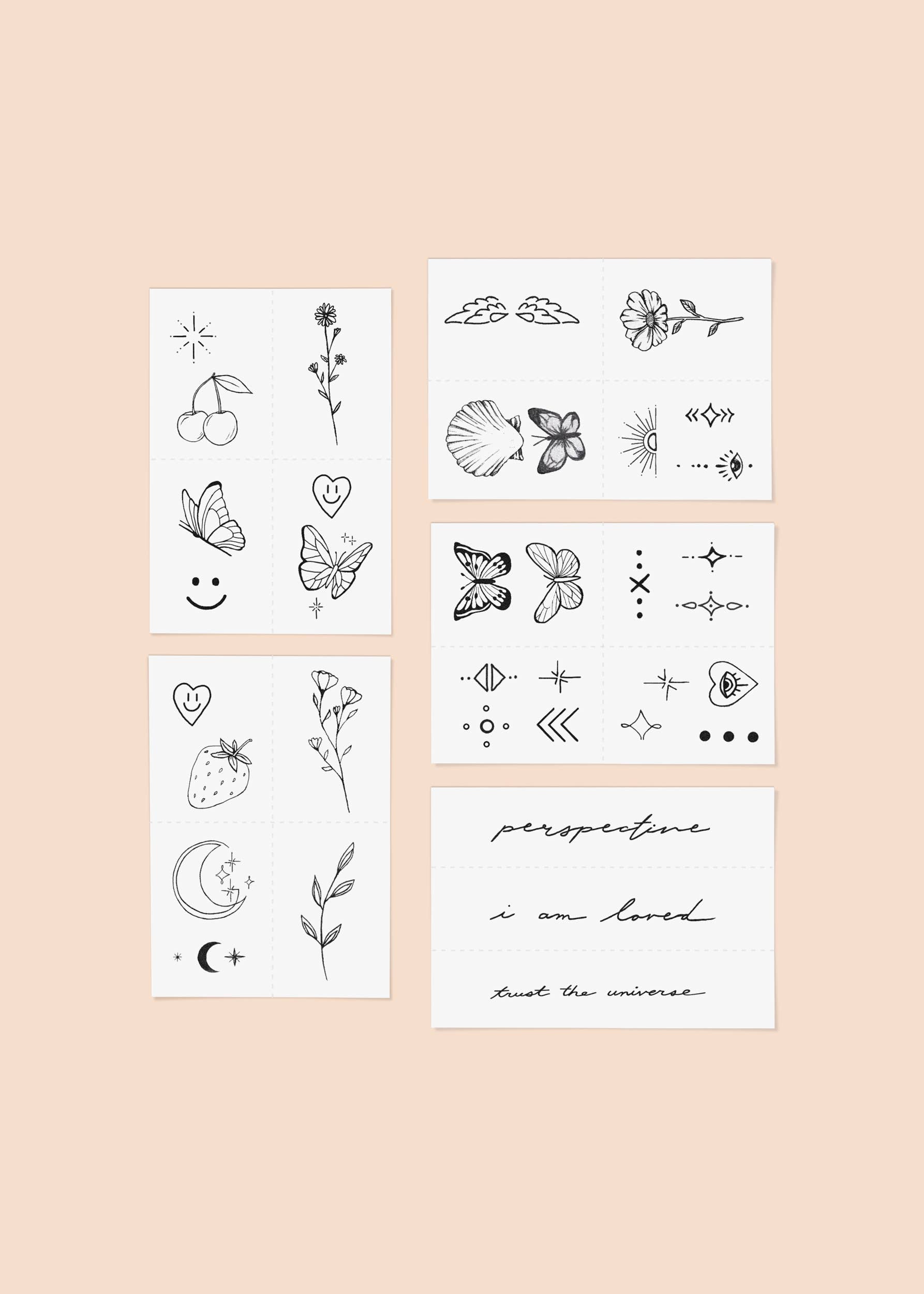 INKED BY DANI Founders Favorites Temporary Tattoo Pack