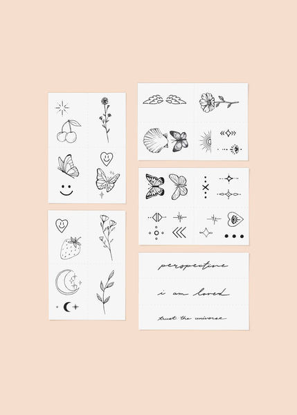 INKED BY DANI Founders Favorites Temporary Tattoo Pack