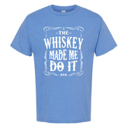 The Whiskey Made Me Do It Men's T-Shirt | Funny Shirt