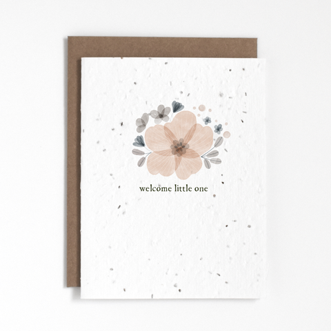 THE GOOD CARD Plantable Greeting Card - Welcome Little One