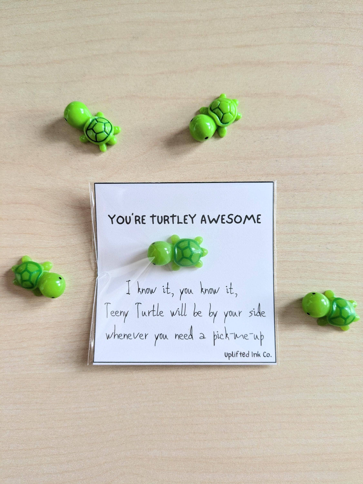 UNLIFTED INK Turtley Awesome Cheer-Up Card with Positivity Message