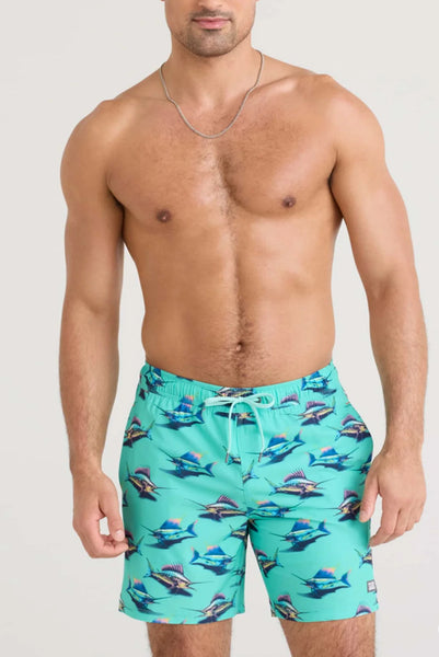 SAXX OH BUOY 2N1 VOLLEY 7" SWIM SHORT