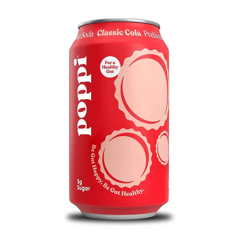 POPPI Sparkling Prebiotic Classic Cola Soda