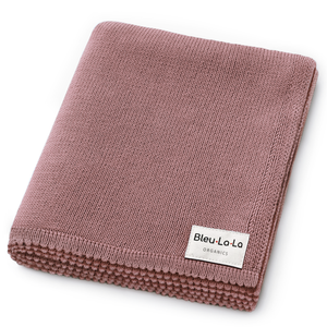 Bleu La La 100% Organic Luxe Baby Blanket