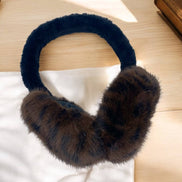 BYREN | ÉLINE L'ATELIER Leopard faux fur earmuffs CC07