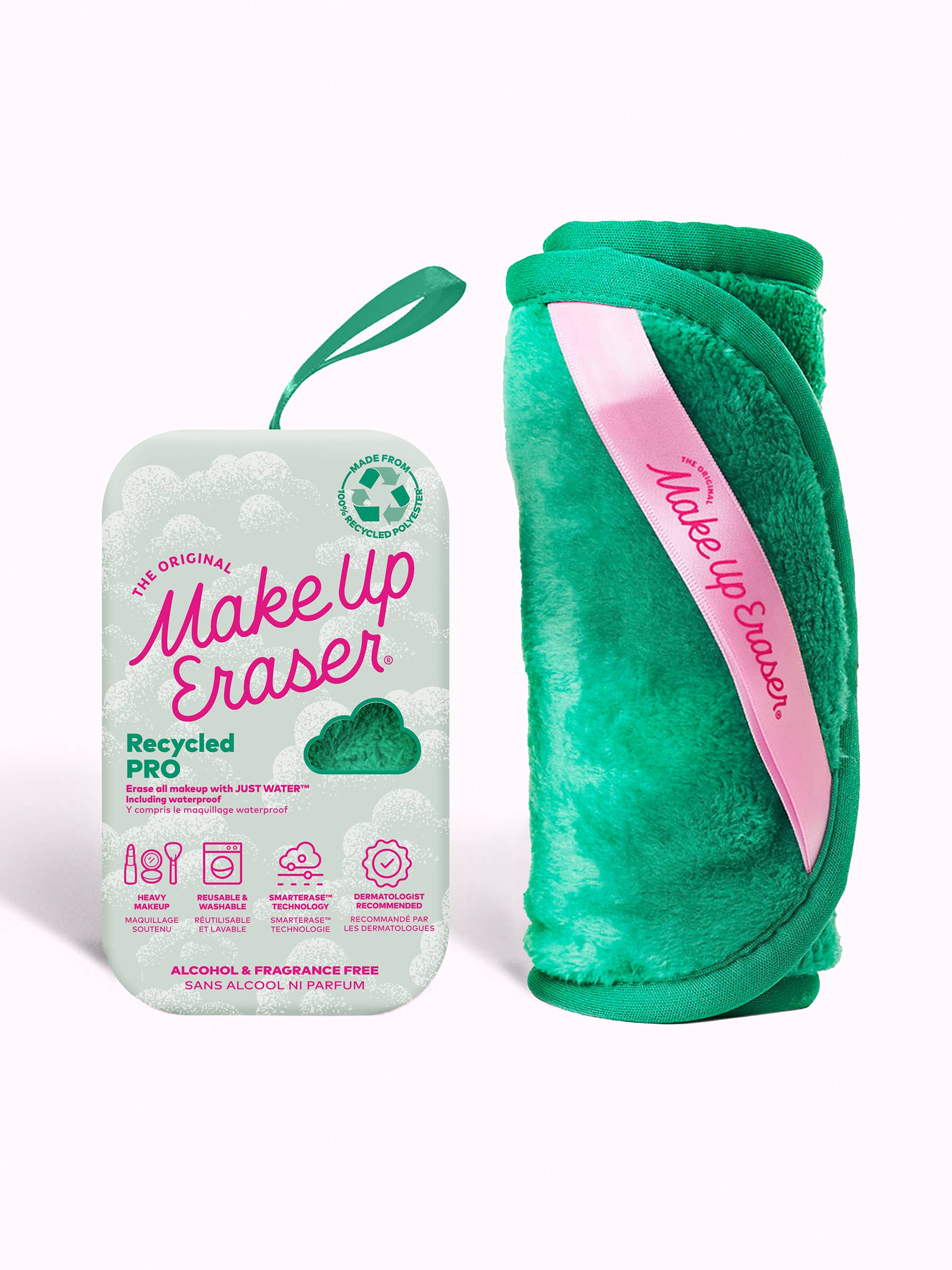 MANE UP ERASER Green PRO | 100% Recycled MakeUp Eraser