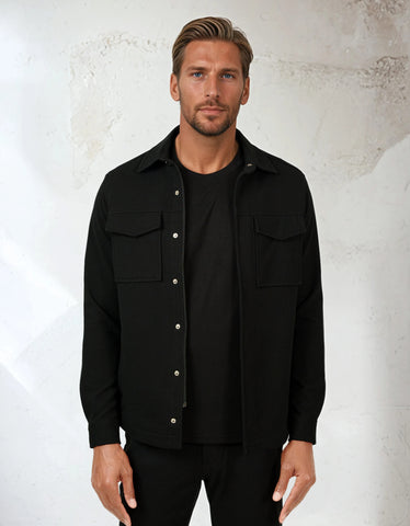 STONE ROSE Knit Stretch Twill Jacket