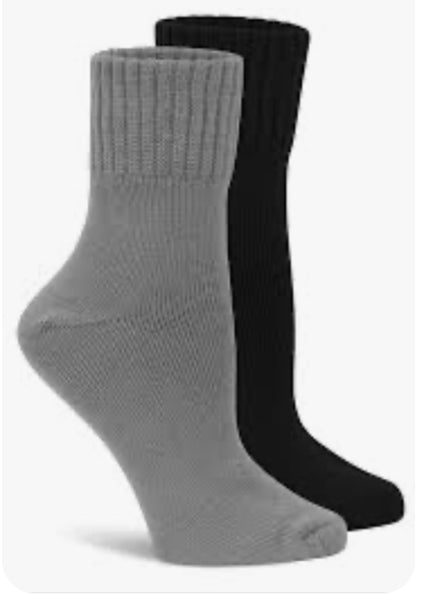 LEMON 2PK PILLOW POLYTAM CREW SOCKS