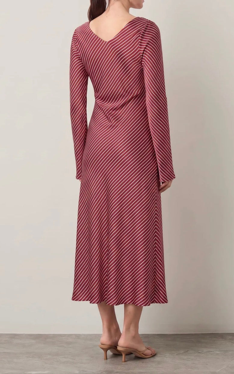 MINK PINK BLEEKER BIAS MIDI DRESS